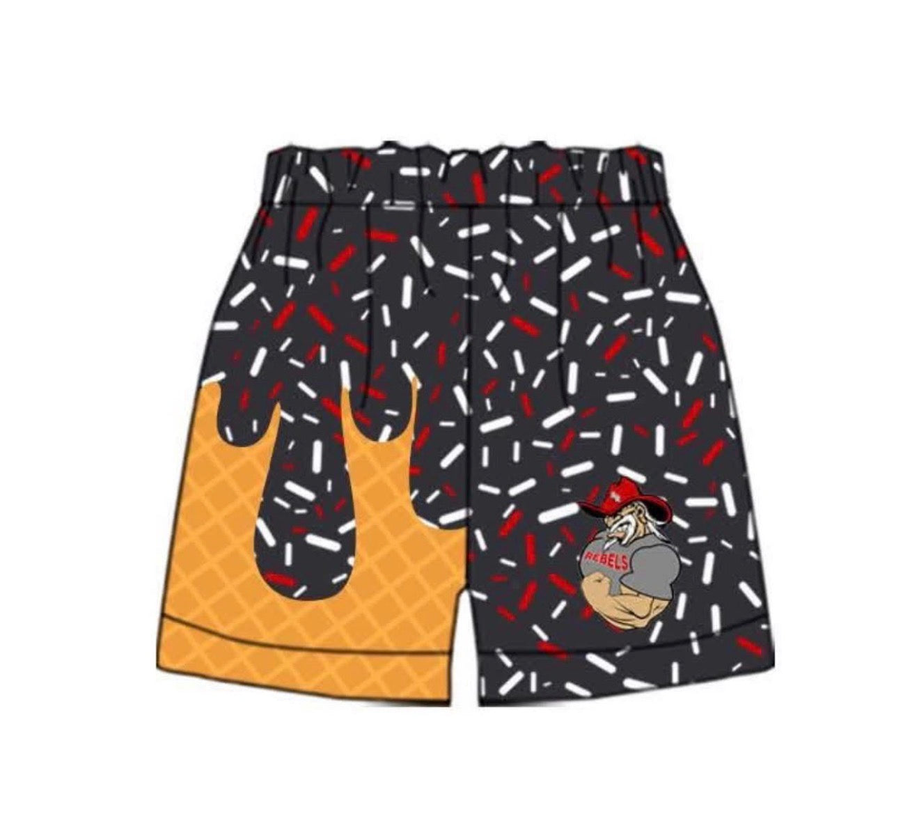 Richland Drip Shorts-Kids